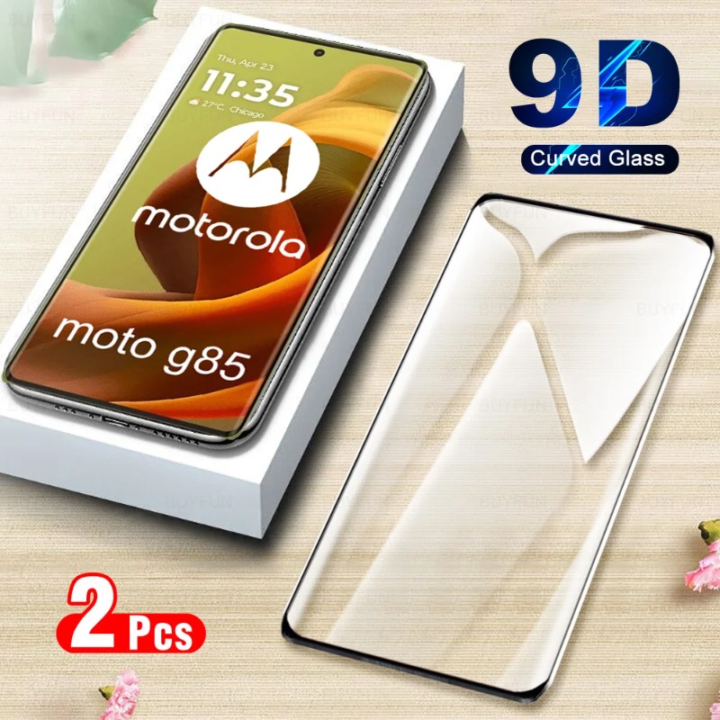 Curved Edge Screen - 2 adet 9D Kavisli Cam Motorola