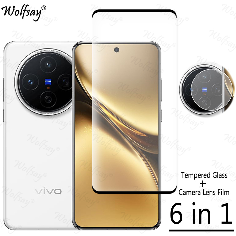Vivo X200 - Tam Kapak Temperli Cam Vivo X200
