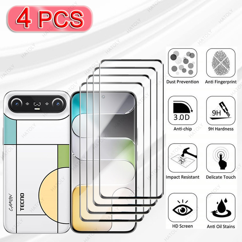 Curved Edge Screen - Tecno Camon Slim için 3D Kavisli